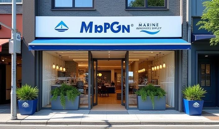 Nippon Marine Supplies storefront in Yokohama